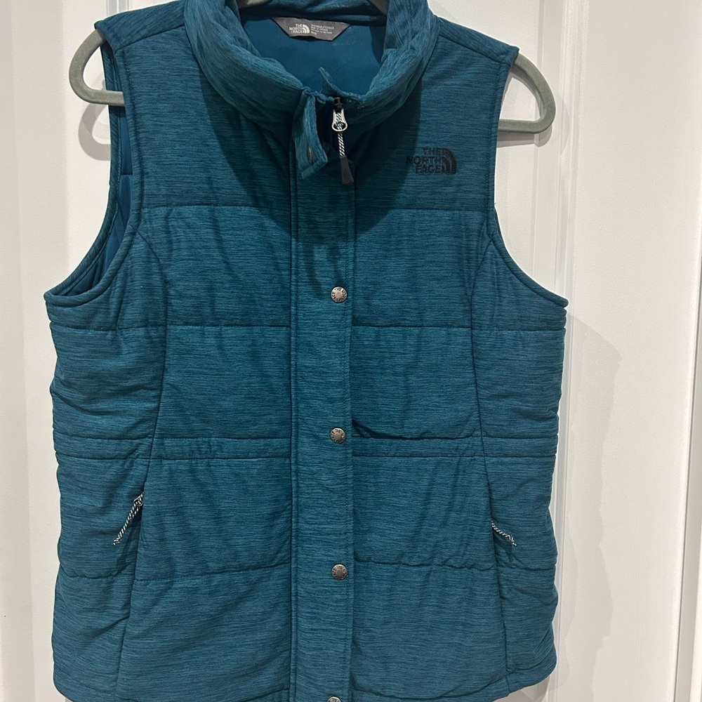 North Face Womens Medium Blue Vest